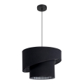 Chandelier on a string LORI 1×E27/60W/230V Black