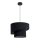 Chandelier on a string LORI 1×E27/60W/230V Black
