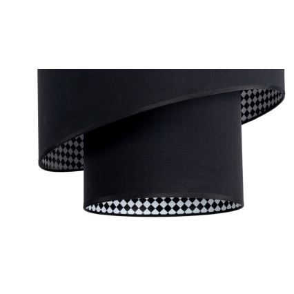 Chandelier on a string LORI 1×E27/60W/230V Black