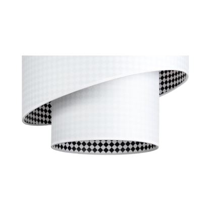 Chandelier on a string LORI 1×E27/60W/230V White