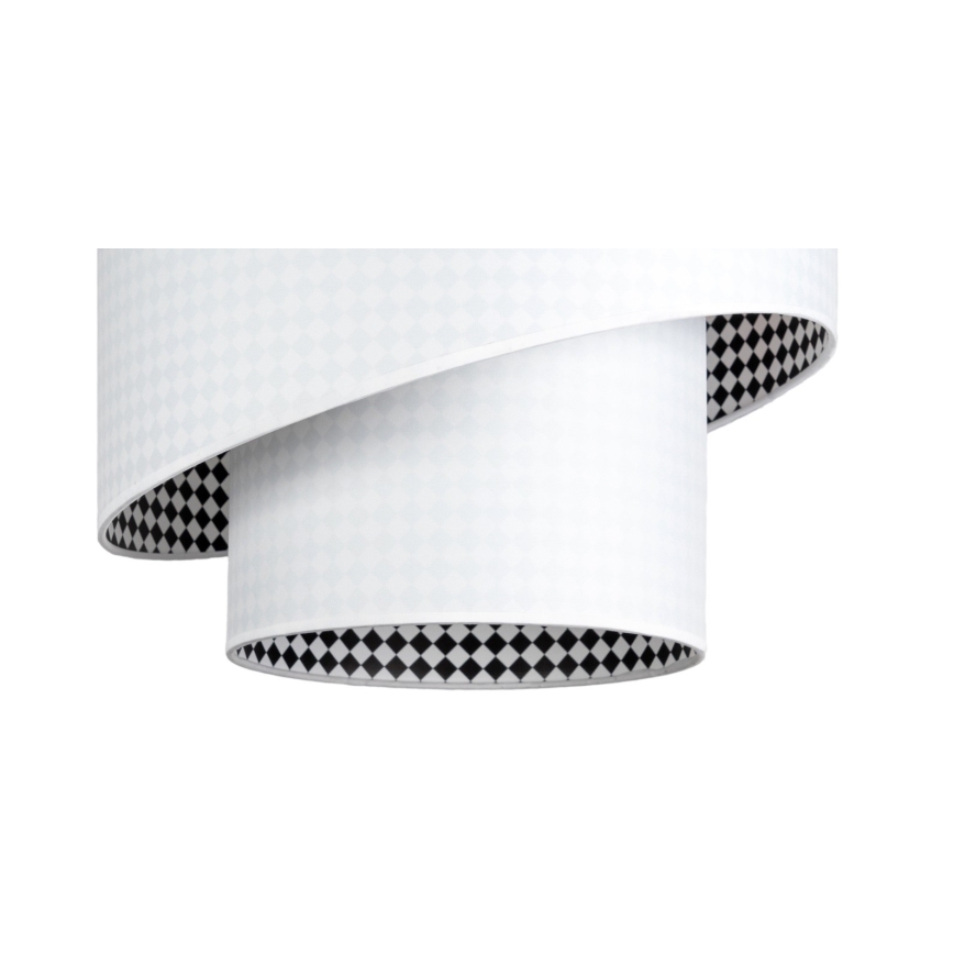 Chandelier on a string LORI 1×E27/60W/230V White