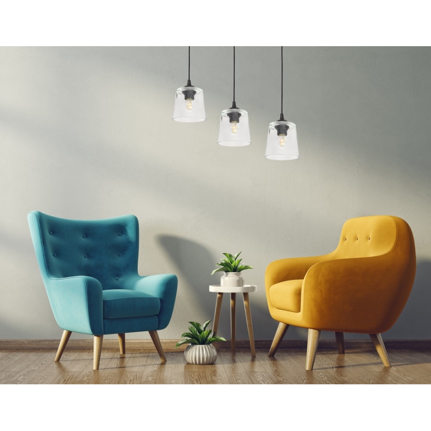 Chandelier on a string LUCEA 1xE27/15W/230V