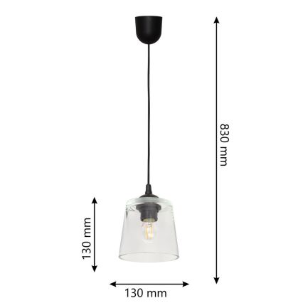 Chandelier on a string LUCEA 1xE27/15W/230V