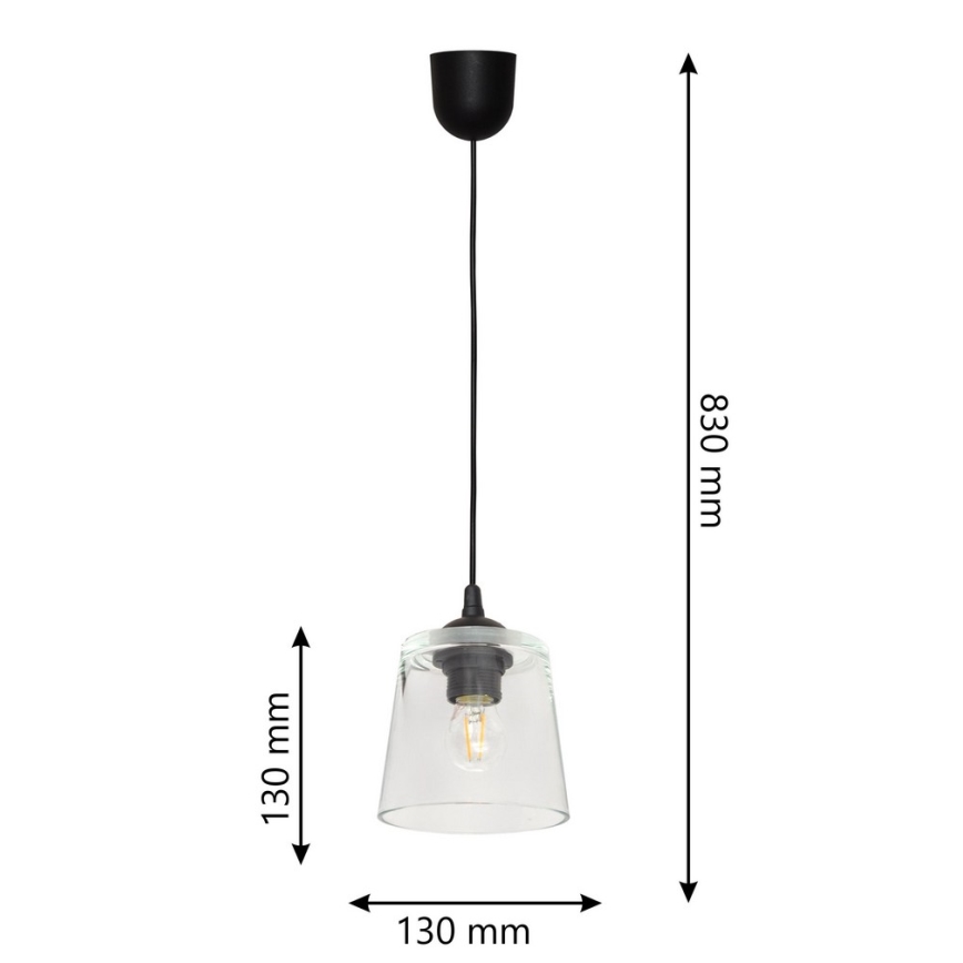 Chandelier on a string LUCEA 1xE27/15W/230V