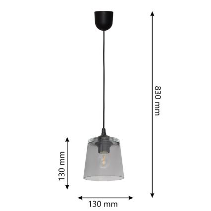 Chandelier on a string LUCEA 1xE27/15W/230V