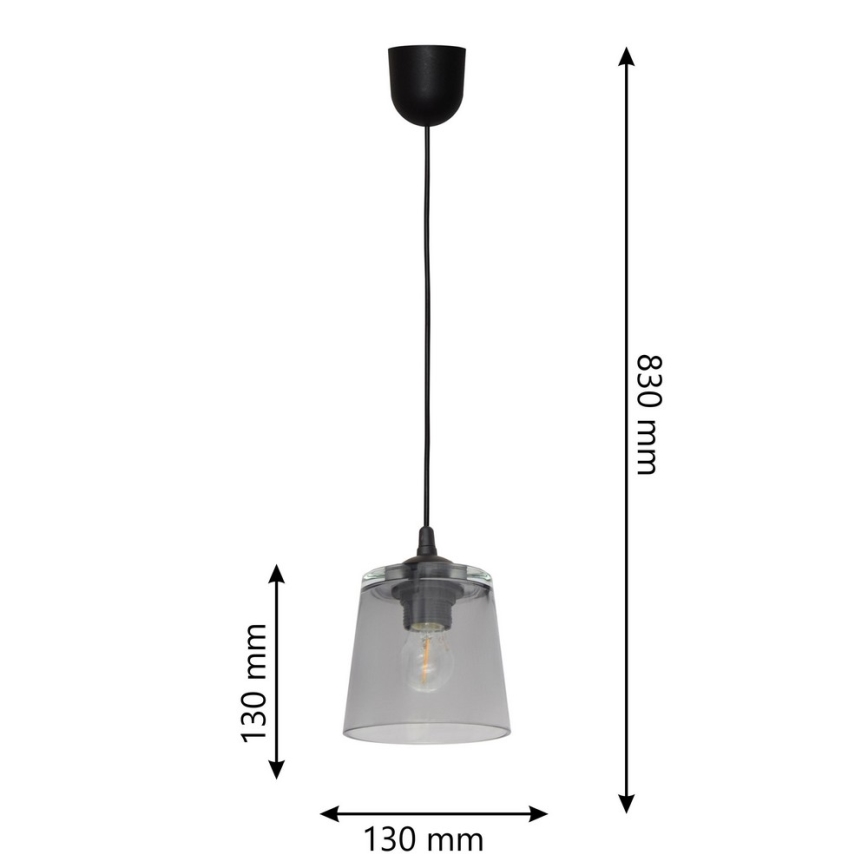 Chandelier on a string LUCEA 1xE27/15W/230V