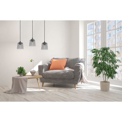 Chandelier on a string LUCEA 3xE27/15W/230V
