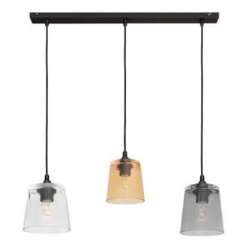 Chandelier on a string LUCEA 3xE27/15W/230V