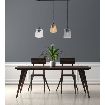 Chandelier on a string LUCEA 3xE27/15W/230V