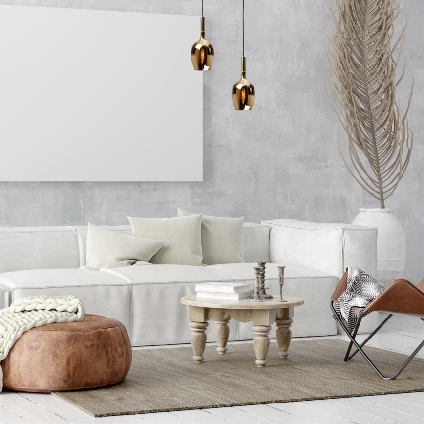 Chandelier on a string LUGANO 1xE14/40W/230V gold
