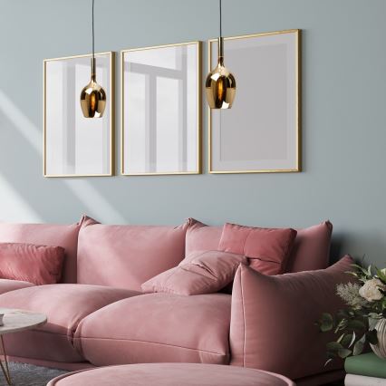 Chandelier on a string LUGANO 1xE14/40W/230V gold