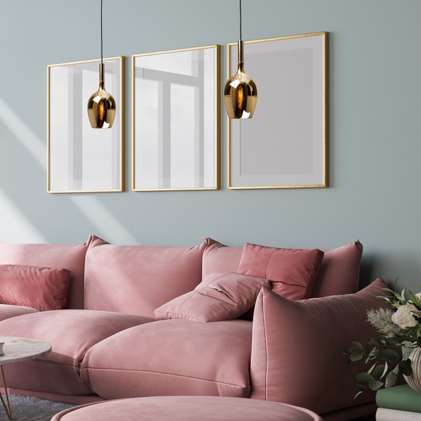Chandelier on a string LUGANO 1xE14/40W/230V gold