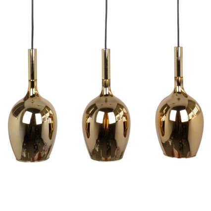 Chandelier on a string LUGANO 3xE14/40W/230V gold