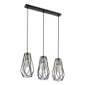 Chandelier on a string LUGO 3xE27/15W/230V