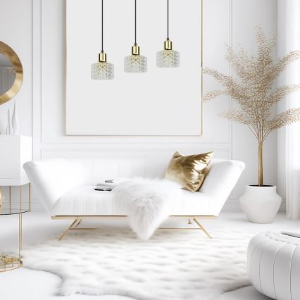 Chandelier on a string LUMI 3xG9/8W/230V