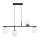 Chandelier on a string LUNA 4xE14/10W/230V black