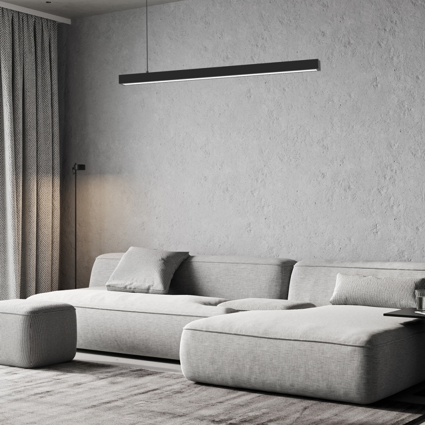 Chandelier on a string LUNGO T8 1xG13/18W/230V black