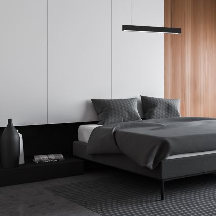 Chandelier on a string LUNGO T8 1xG13/9W/230V black