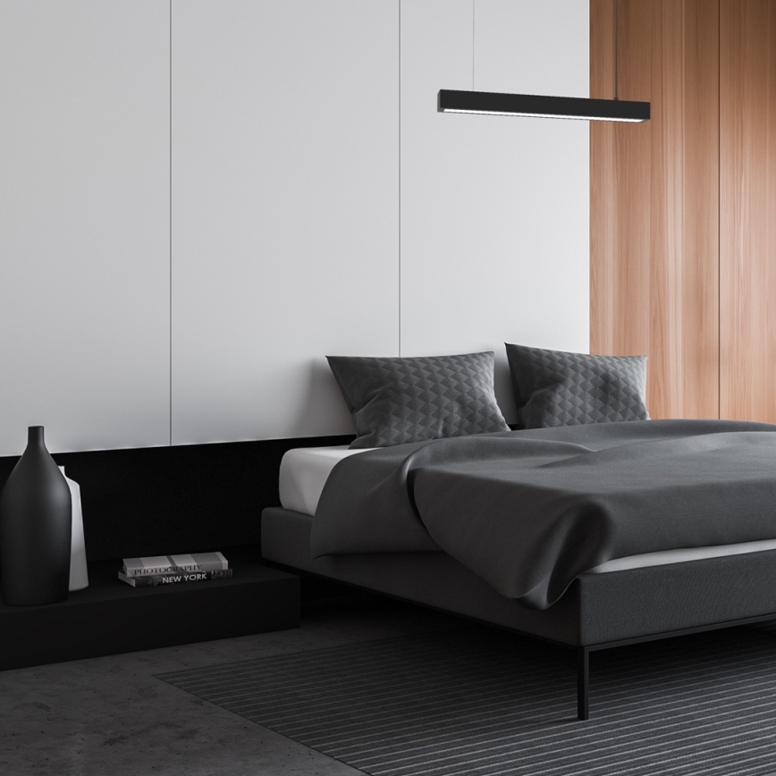 Chandelier on a string LUNGO T8 1xG13/9W/230V black