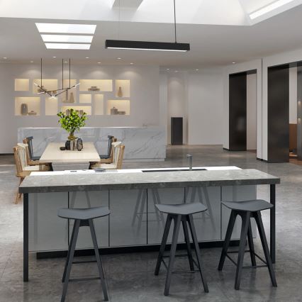 Chandelier on a string LUNGO T8 1xG13/9W/230V black