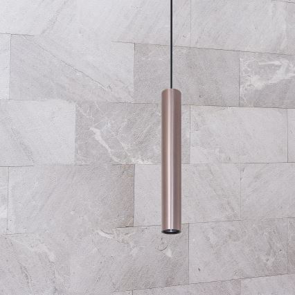 Chandelier on a string LUNGOMARE 1xGU10/10W/230V matte chrome