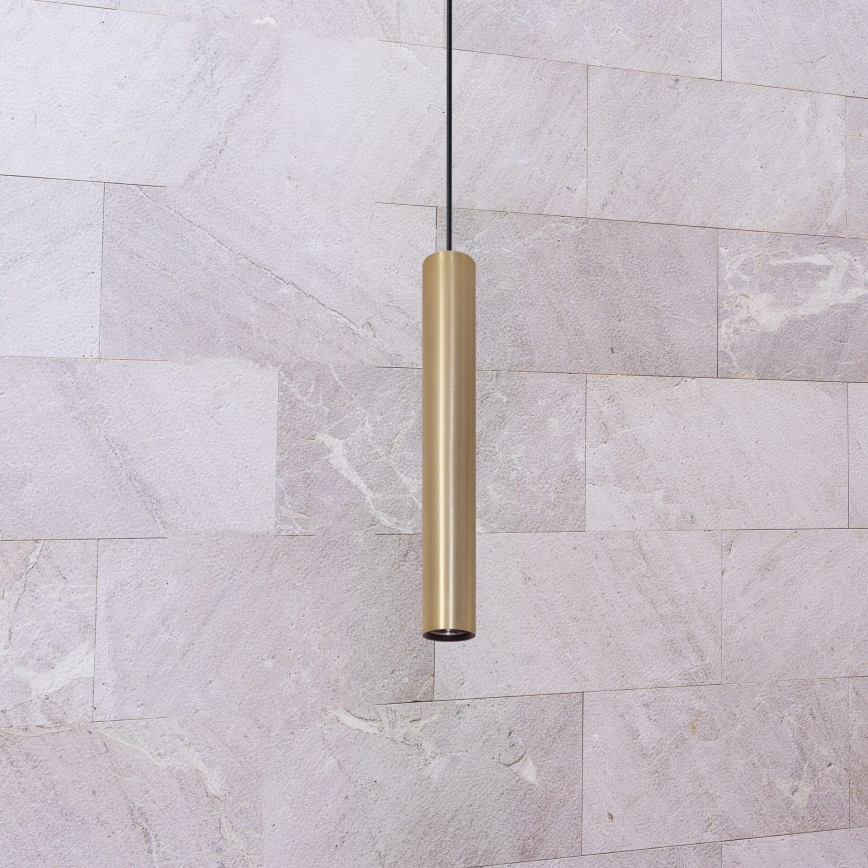 Chandelier on a string LUNGOMARE 1xGU10/10W/230V gold