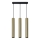 Chandelier on a string LUNGOMARE 3xGU10/10W/230V gold