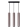 Chandelier on a string LUNGOMARE 3xGU10/10W/230V matte chrome
