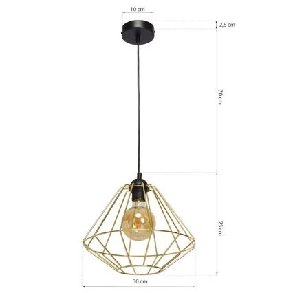 Chandelier on a string LUPO 1xE27/60W/230V