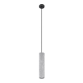 Chandelier on a string LUVO 1xGU10/40W/230V concrete/black