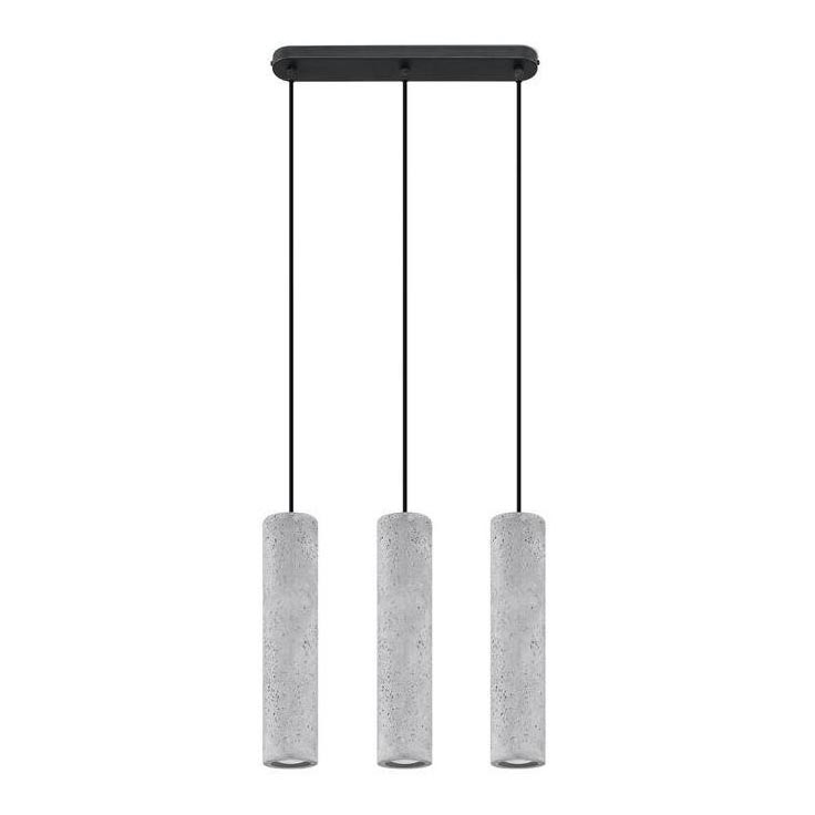 Chandelier on a string LUVO 3xGU10/40W/230V concrete/black
