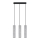Chandelier on a string LUVO 3xGU10/40W/230V concrete/black
