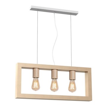 Chandelier on a string MACK 3xE27/60W/230V
