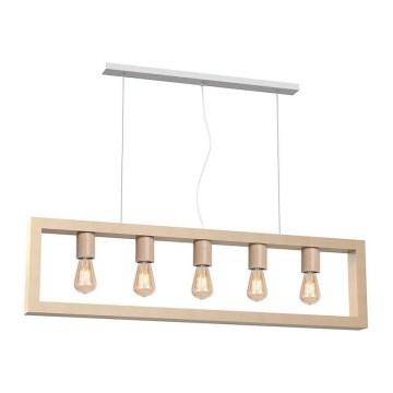 Chandelier on a string MACK 5xE27/60W/230V