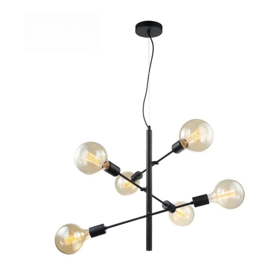 Chandelier on a string MADALYN 6xE27/40W/230V