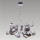 Chandelier on a string MADEIRA 12xG4/20W/230V