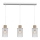 Chandelier on a string MADERA 3xE27/60W/230V white/wood