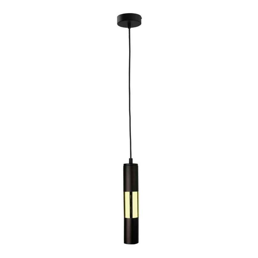 Chandelier on a string MAGNUMA 1xGU10/50W/230V black/gold