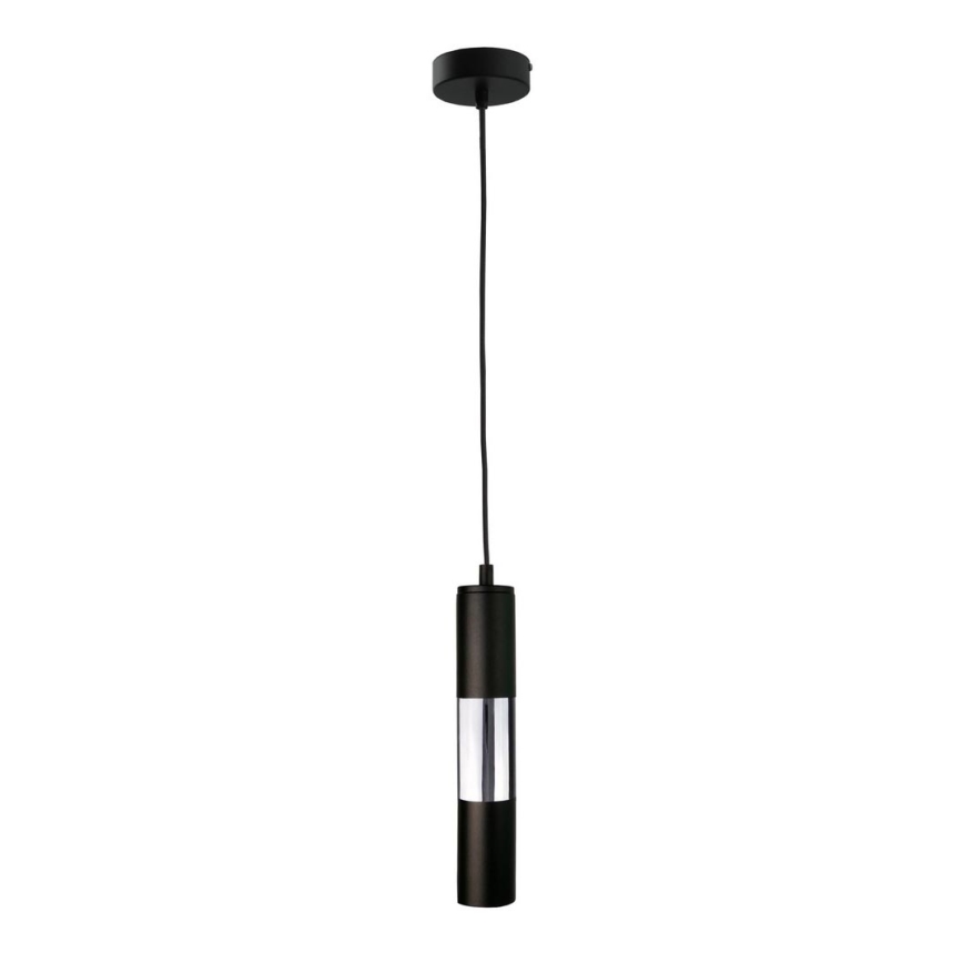 Chandelier on a string MAGNUMA 1xGU10/50W/230V black/shiny chrome