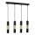 Chandelier on a string MAGNUMA 4xGU10/50W/230V black/gold