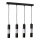 Chandelier on a string MAGNUMA 4xGU10/50W/230V black/shiny chrome