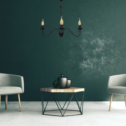 Chandelier on a string MALBO II 3xE14/10W/230V