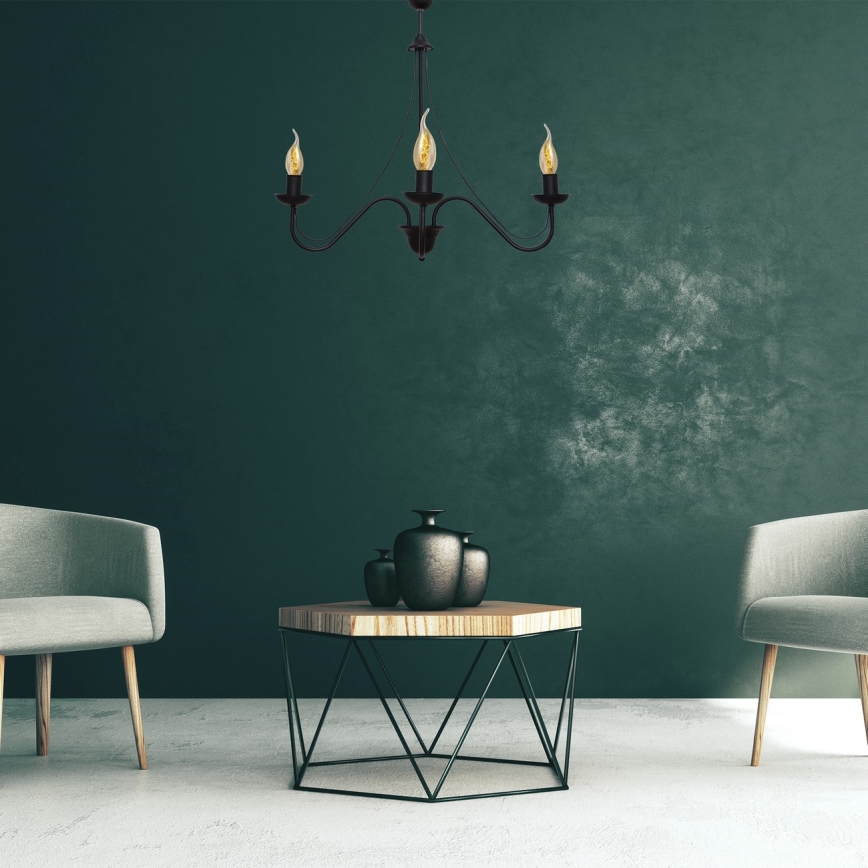 Chandelier on a string MALBO II 3xE14/10W/230V