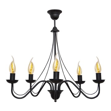 Chandelier on a string MALBO II 5xE14/10W/230V