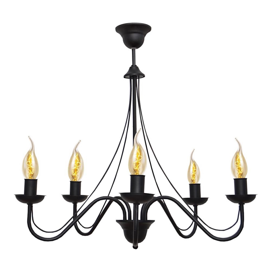 Chandelier on a string MALBO II 5xE14/10W/230V