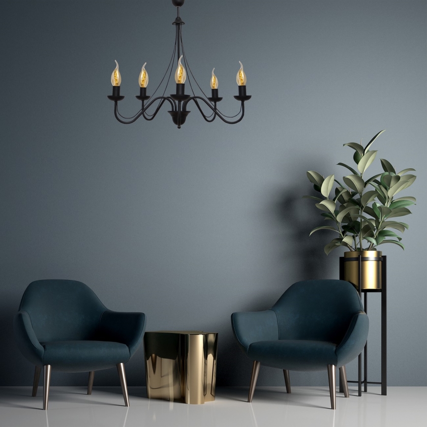 Chandelier on a string MALBO II 5xE14/10W/230V