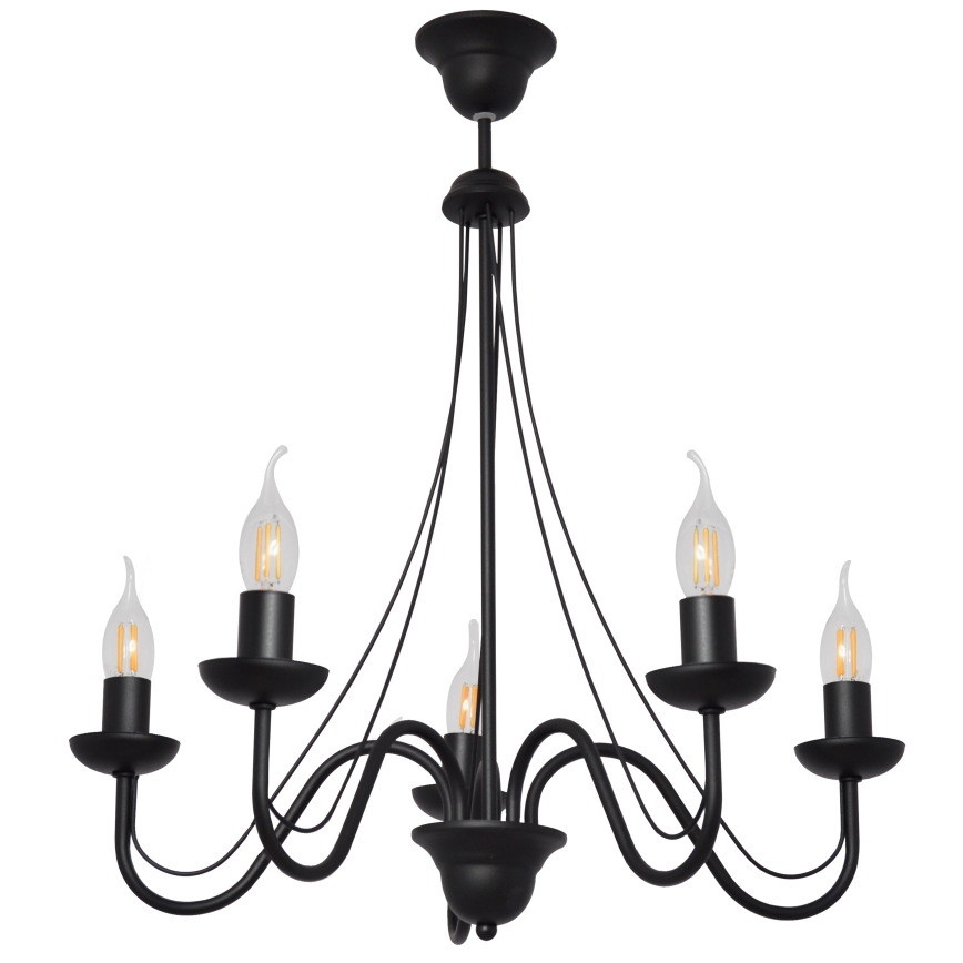 Chandelier on a string MALBO II 5xE14/10W/230V