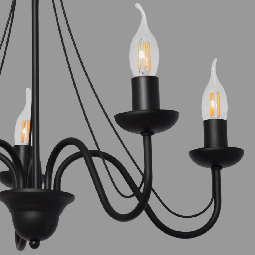 Chandelier on a string MALBO II 5xE14/10W/230V