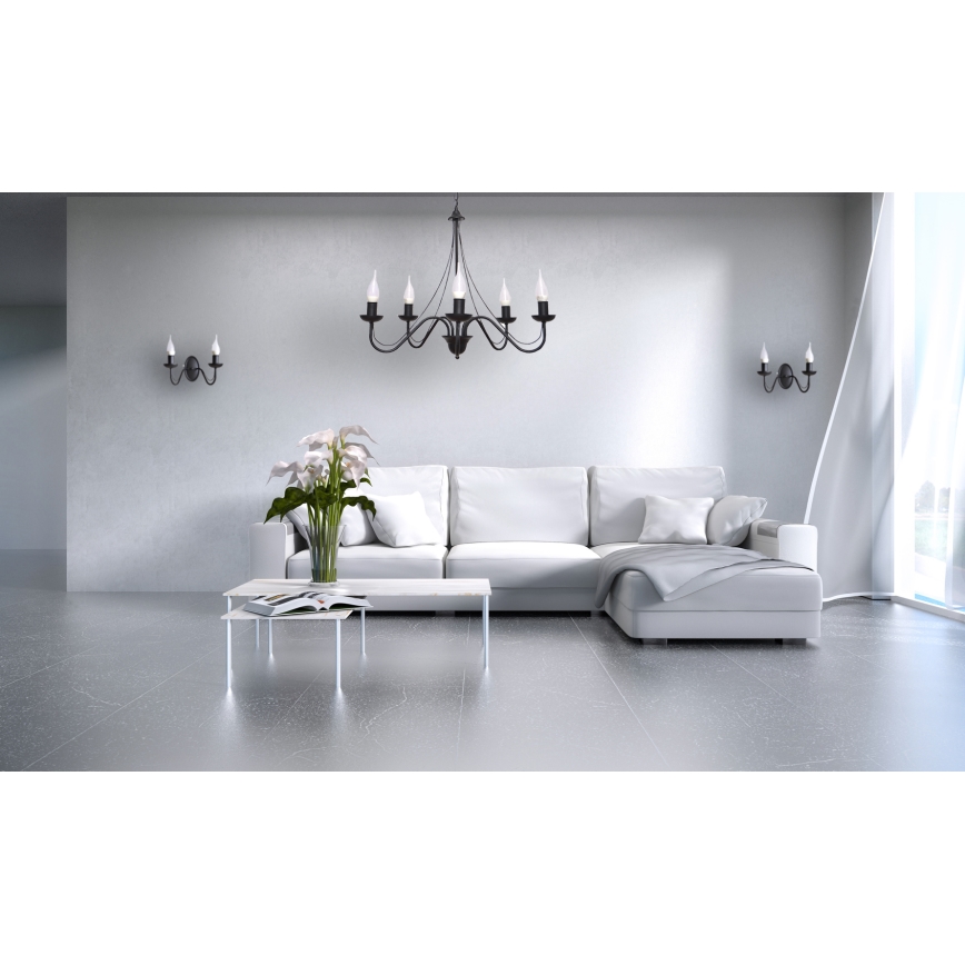 Chandelier on a string MALBO II 5xE14/10W/230V