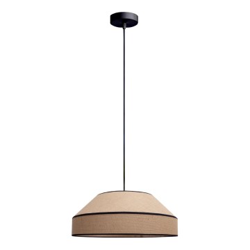 Chandelier on a string MANISO 1xE27/60W/230V d. 45 cm beige
